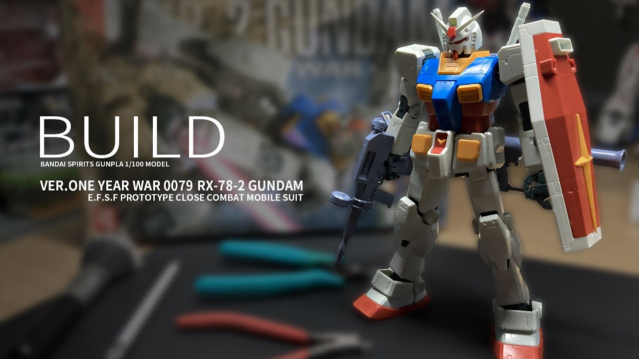MG 1/100  Gundam RX-78-2 Ver.ONE YEAR WAR 0079 ASMR BUILD | gundam build | gundam asmr | gunpla asmr