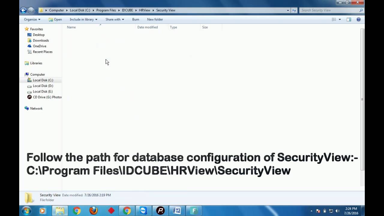 Hrview Software Installation
