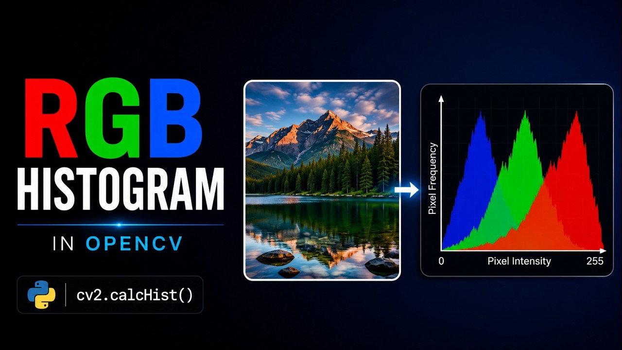 RGB Histogram Representation in OpenCV | cv2.calcHist Explained