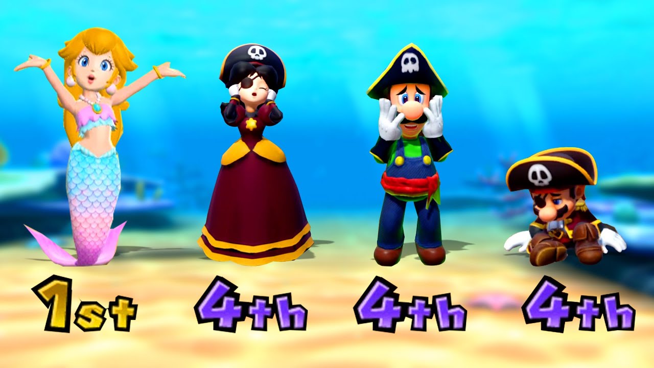 【マリオパーティシリーズ】ミニゲーム 水中ミニゲームマーメイドピーチ