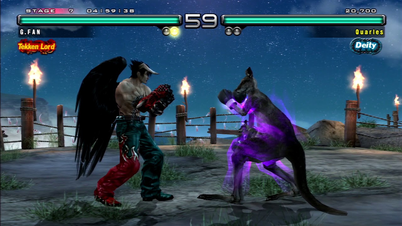 Tekken 5 Dark Resurrection PS3 Ghost Battle Devil Jin part28
