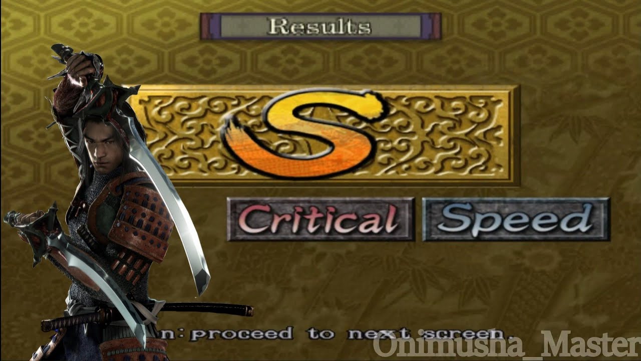 Onimusha 3 Perfect S-Rank (DEVILISH)