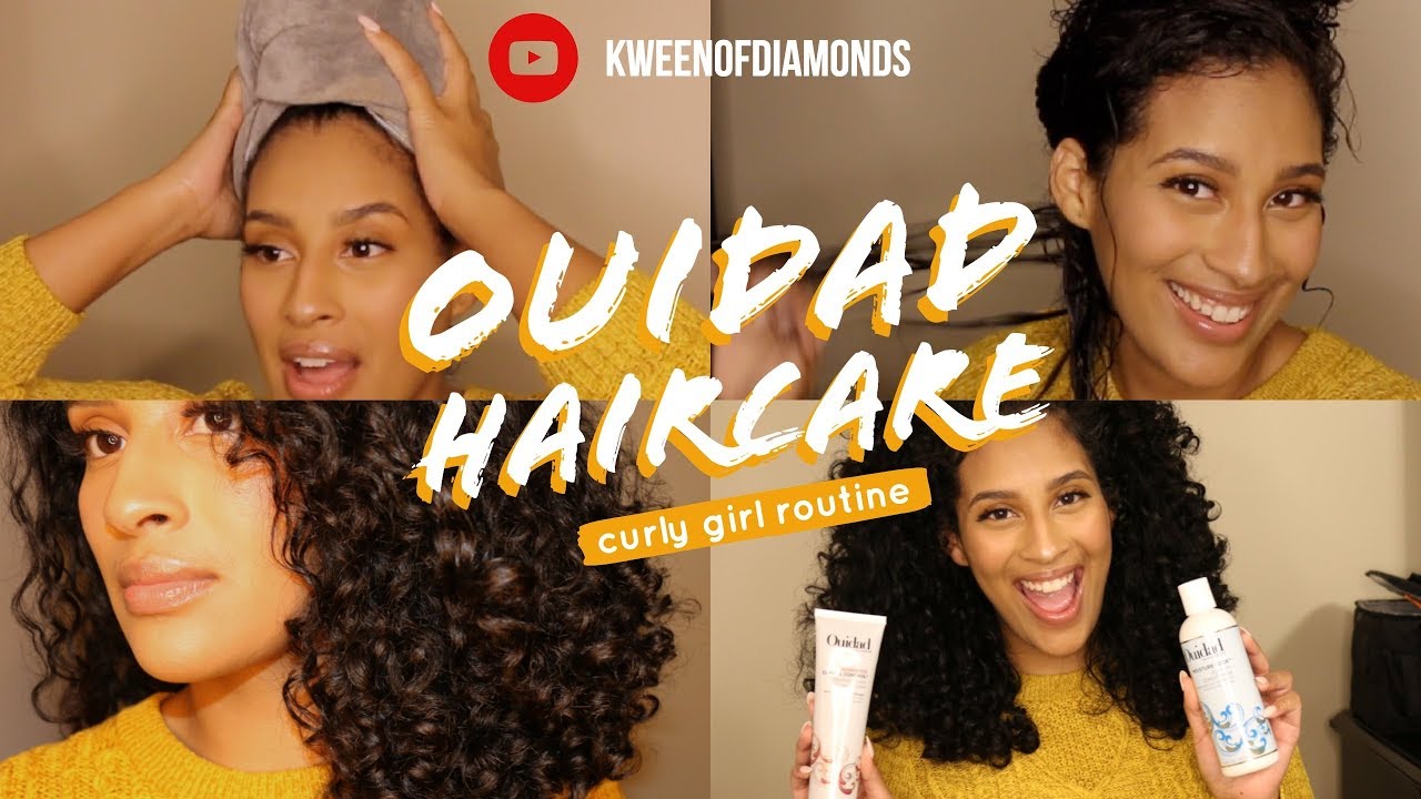 CURLY HAIR ROUTINE using OUIDAD FEATHERLIGHT STYLING CREAM+ DYSON HAIR DRYER