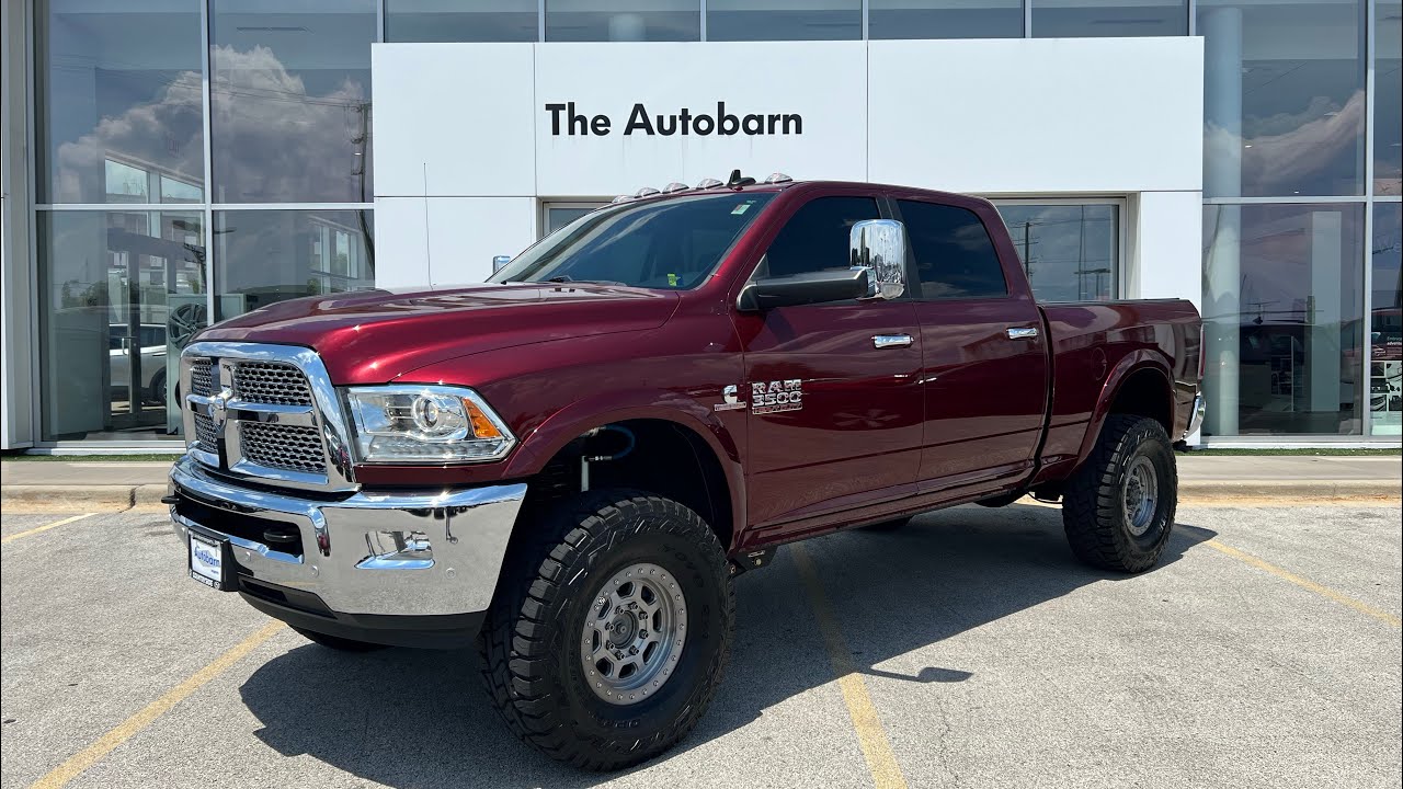 2018 Ram 3500 Laramie Cummins turbo diesel 6-speed