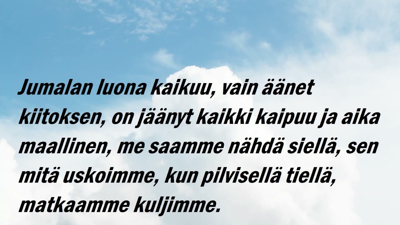 Jumalan luona kaikuu, Siionin laulu 290 b