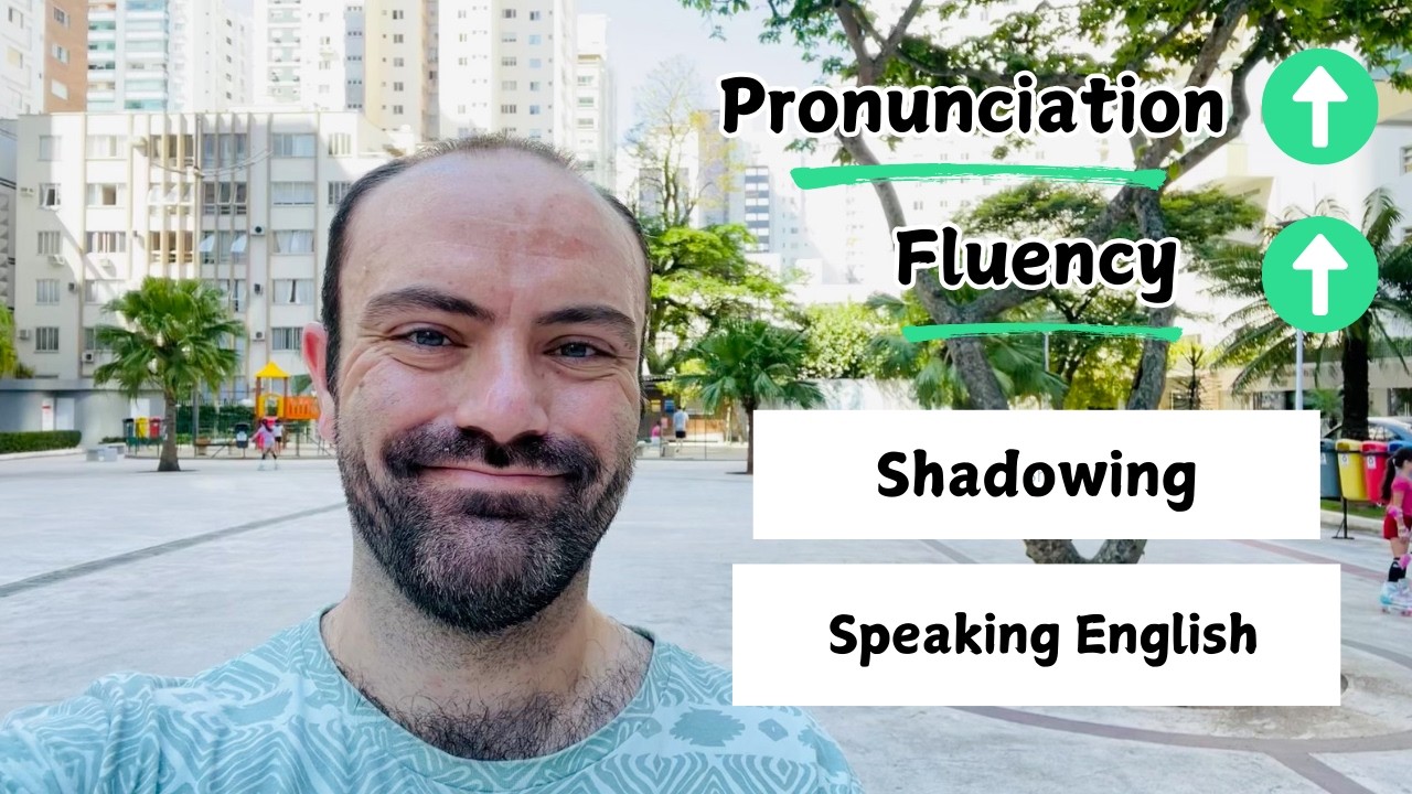 English Speaking Practice - Shadowing Method - Examples, Tips, Explanation