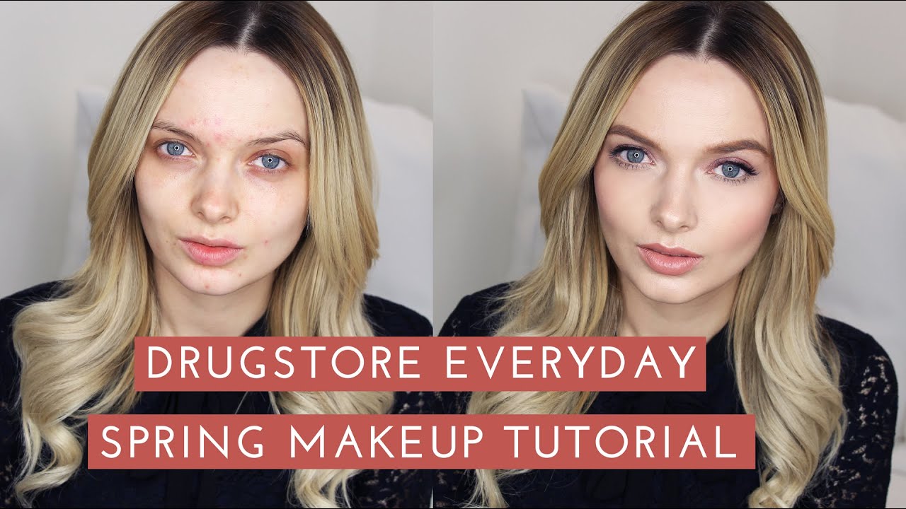 DRUGSTORE Everyday Spring Makeup Tutorial // MyPaleSkin