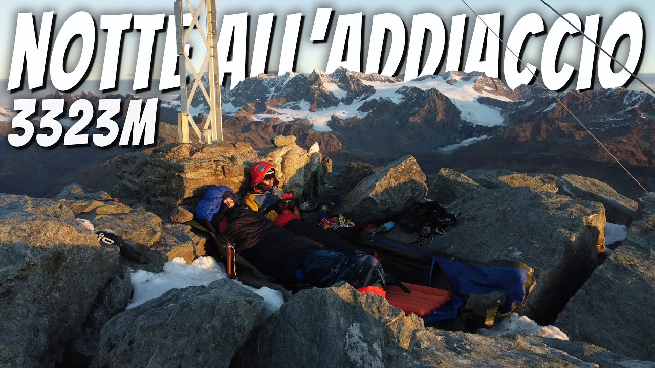 Notte all'ADDIACCIO in cima al Pizzo SCALINO (3323m) con @MicheleOnTheMountains
