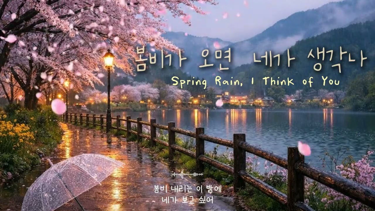 🌧️봄비가 오면 네가 생각나 | 보고 싶은 봄 감성 발라드