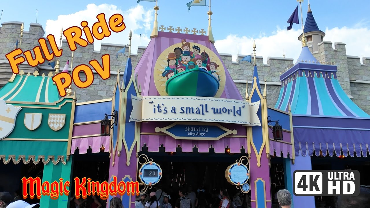 Full POV Ride: It’s a Small World at Disney’s Magic Kingdom | 4K