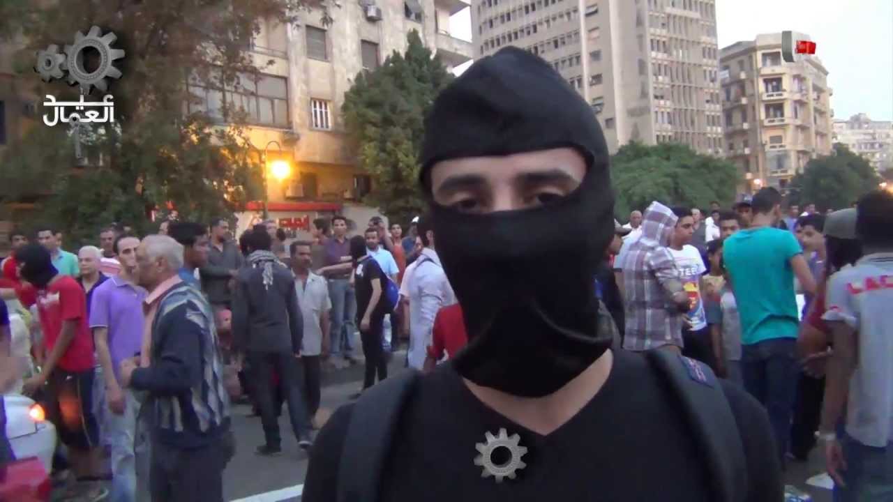 البلاك بلوك ولقاء حصرى اثناء قطع شارع ميرت باشا
