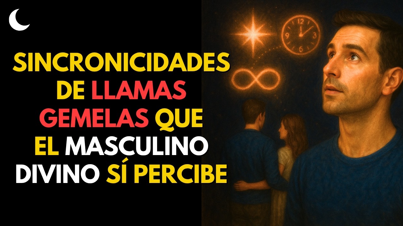 SINCRONICIDADES de LLAMAS GMELAS Que Percibe el Masculino Divino | Irradia tu Energia