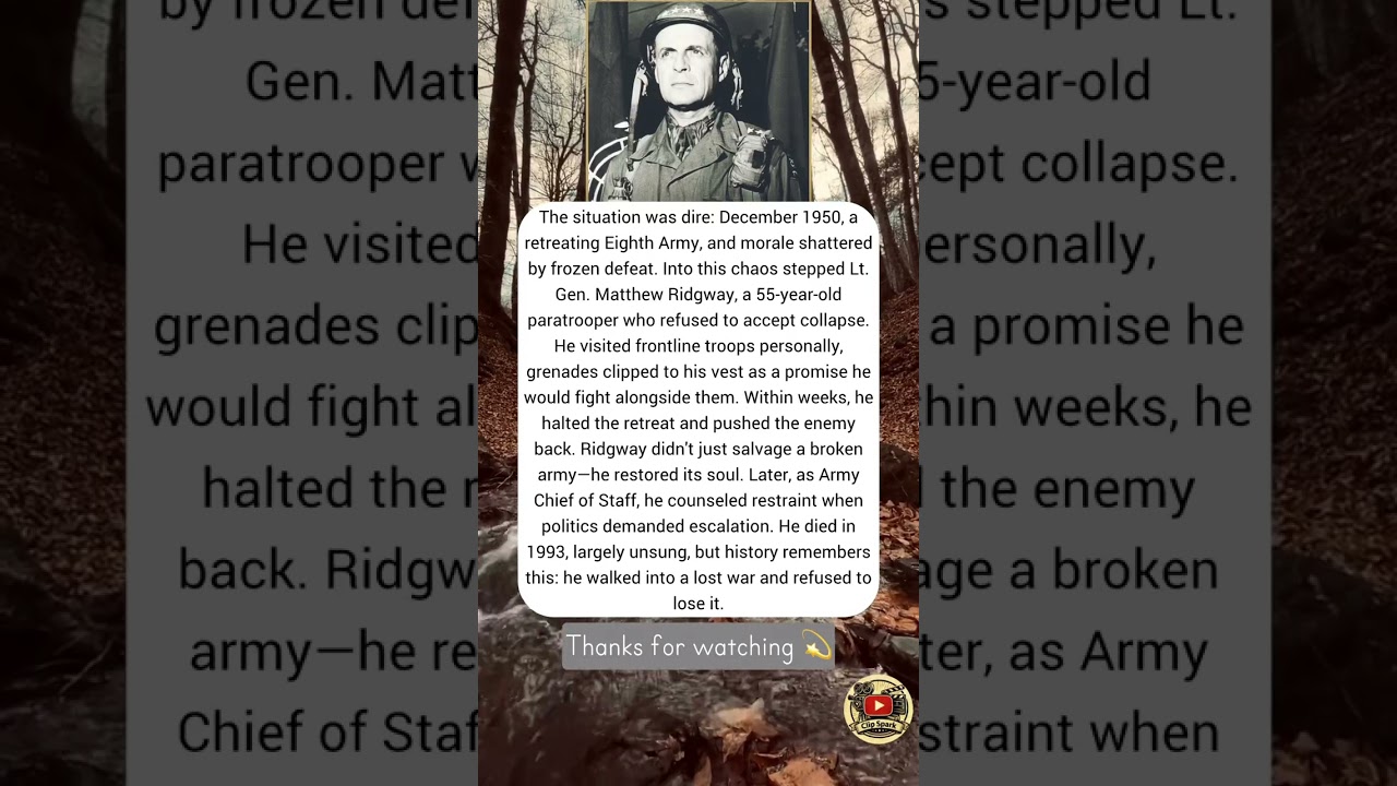 The situation was dire: December 1950, a retreating&hellip; #shorts #shortvideo #warzone #news #history