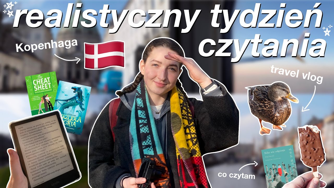 REALISTYCZNY TYDZIEŃ CZYTANIA #6 🇩🇰📕 | Kopenhaga, ile czytam w podr&oacute;ży, travel reading vlog