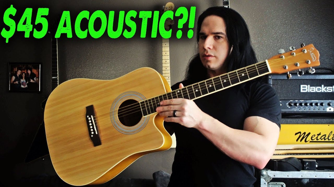 An Amazing $45 Guitar! (Full Size Acoustic) - Demo / Review