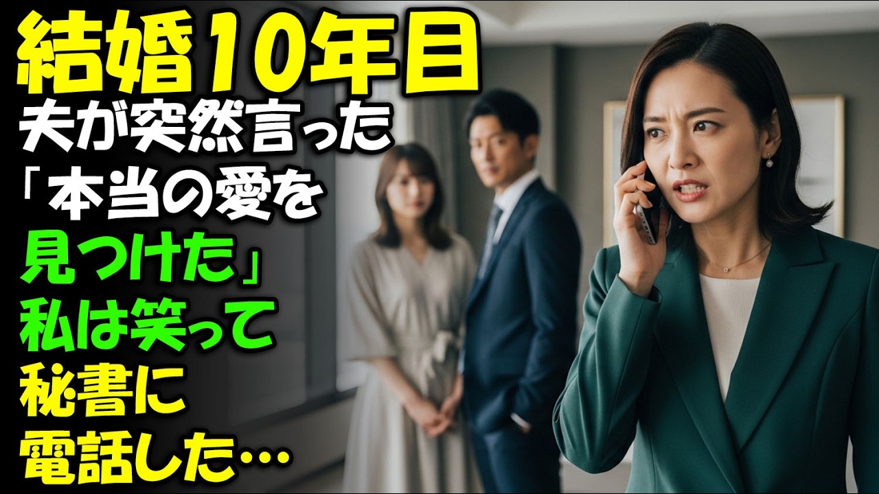 結婚10年目、夫は「本当の愛を見つけた」と言った。相手は質素でお金に興味がない女性だという。私は笑って一本の電話をかけた――