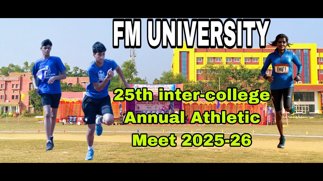 FM UNIVERSITY Inter College Athletic Meet 2025-26