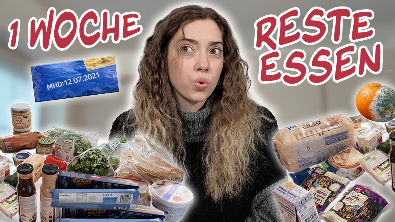 1 WOCHE NUR RESTE ESSEN.. (noch nie so viel abgelaufenes gegessen)