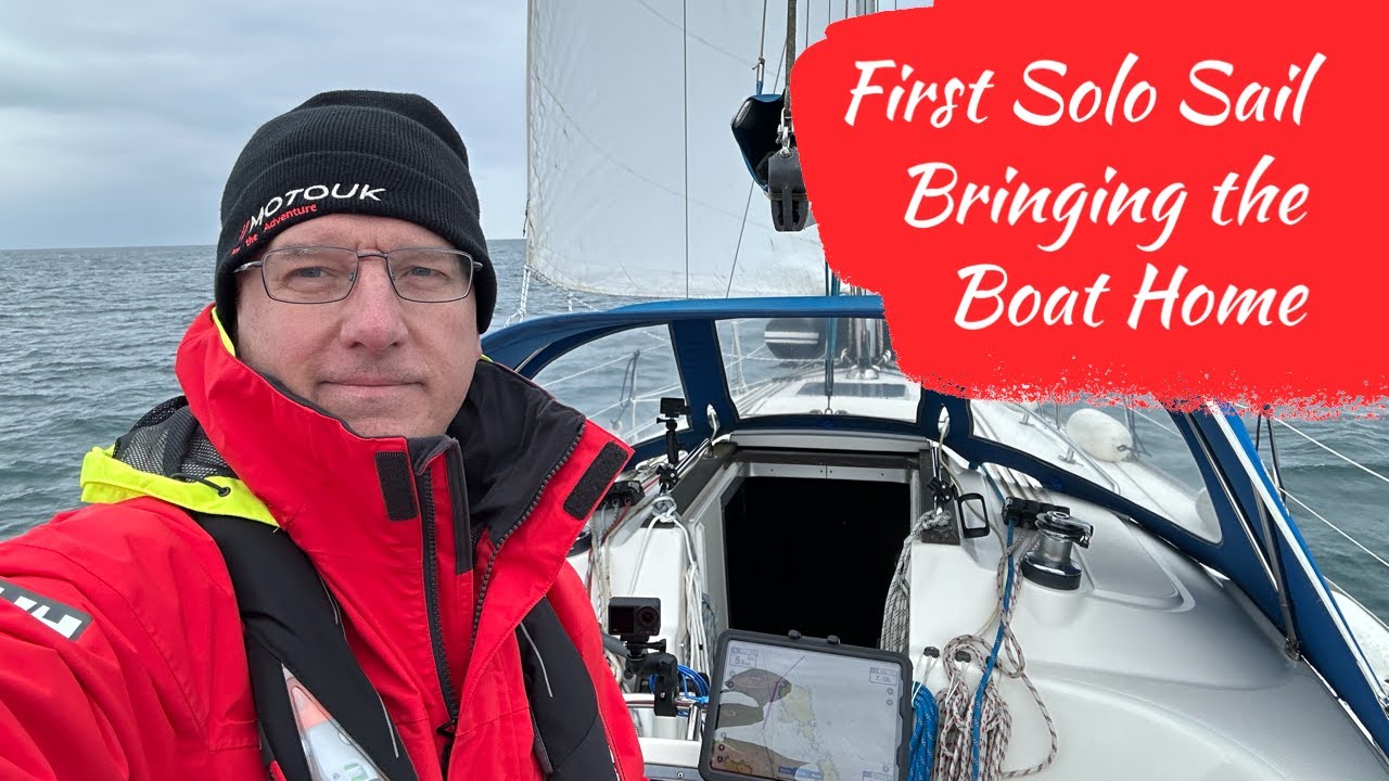 Going Solo Sailing Bringing the boat from Milford Haven to Fleetwood, First Sail Boat ⛵️
