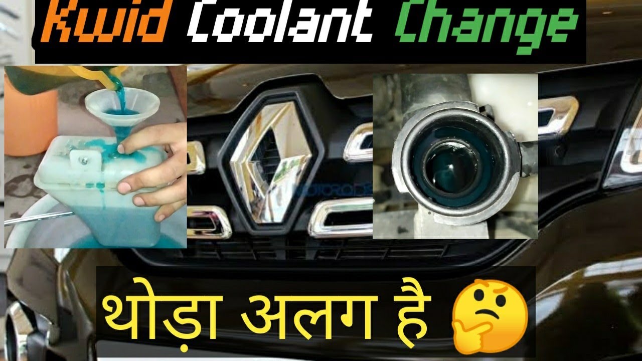 Renault Kwid Coolant Change Full process of how to change coolant in Renault Kwid explained