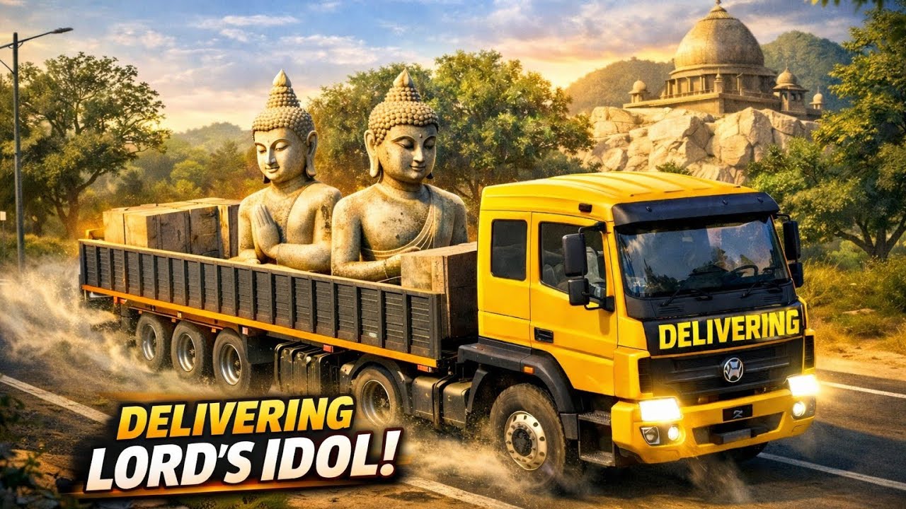  Truck Masters India | Lord Idol Delivery Mission 🚛 | #newtrucksimulator #truckdriving 