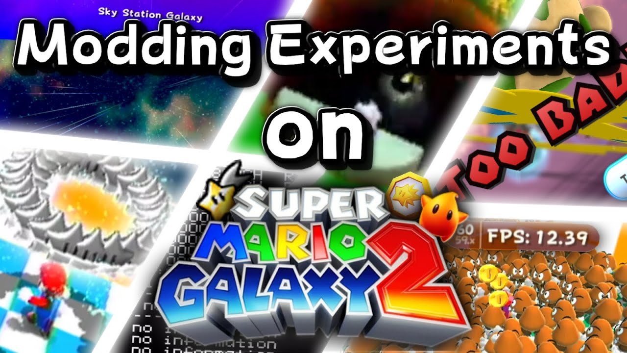 Modding Experiments on Super Mario Galaxy 2!