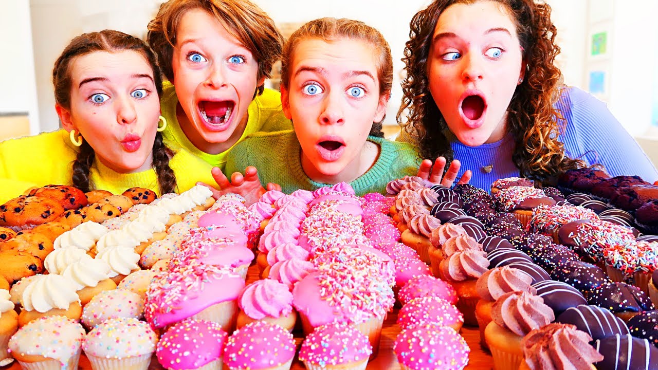 WHO CAN EAT THE MOST CUPCAKES w/The Norris Nuts