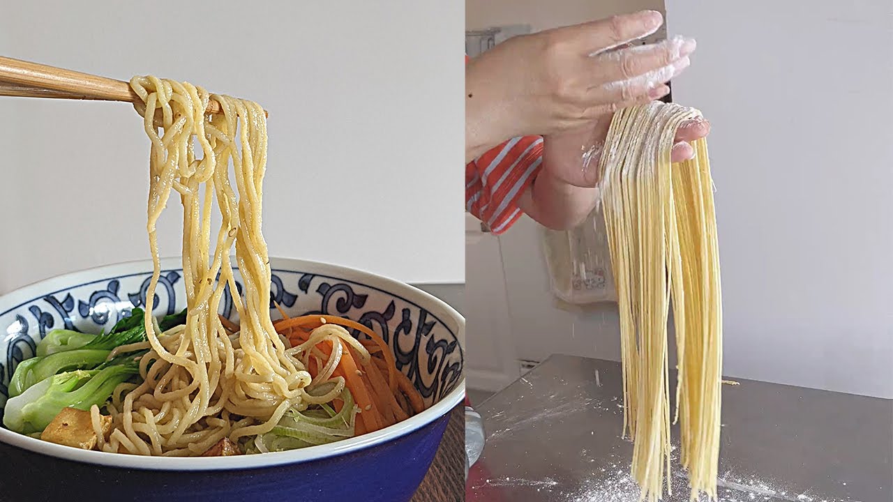 How to make VEGAN RAMEN NOODLES from scratch