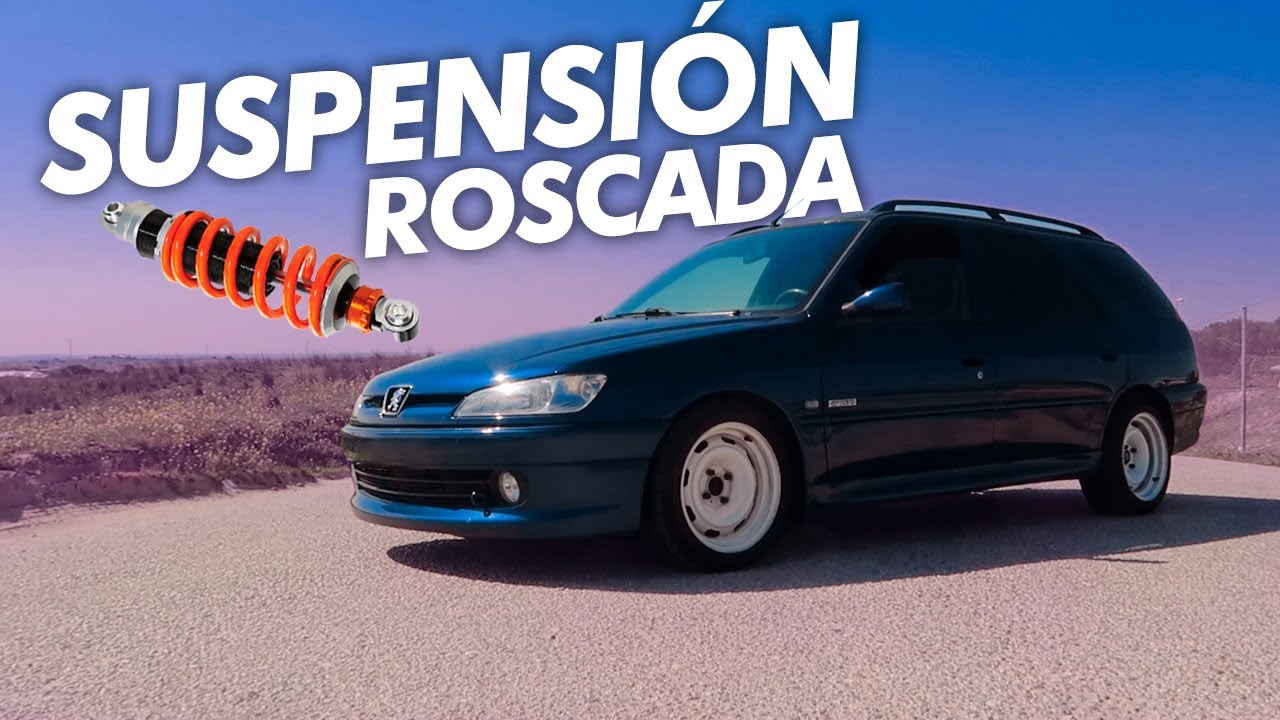 SUSPENSION ROSCADA en el PEUGEOT 306 📐 (SUSPENSIÓN REGULABLE)