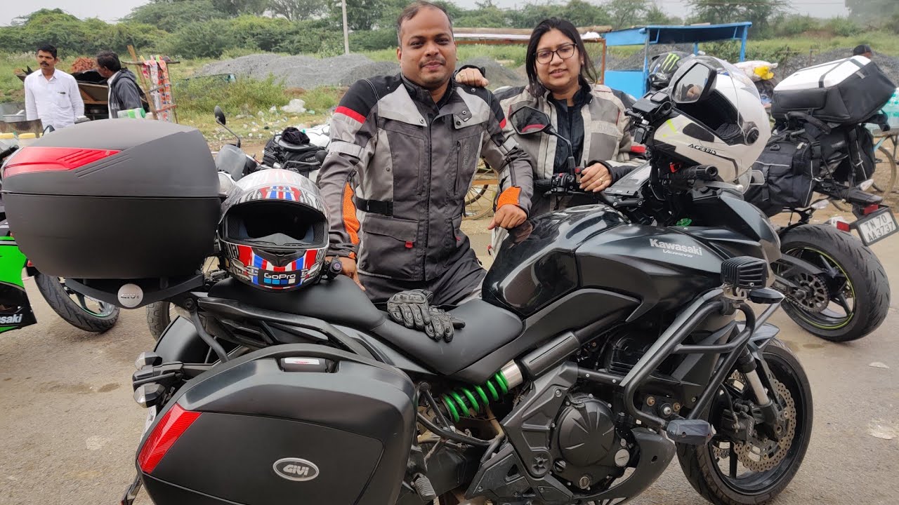 Kawasaki Versys TOURING Setup - Givi boxes India