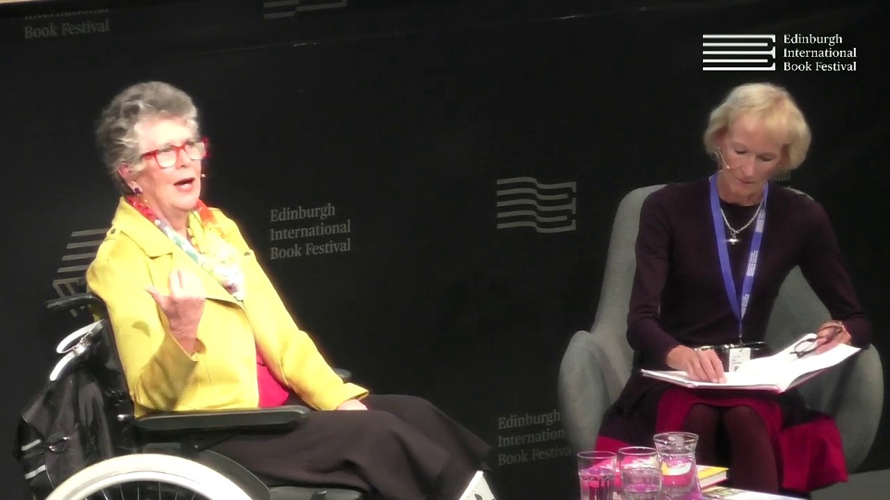 Prue Leith at the Edinburgh International Book Festival