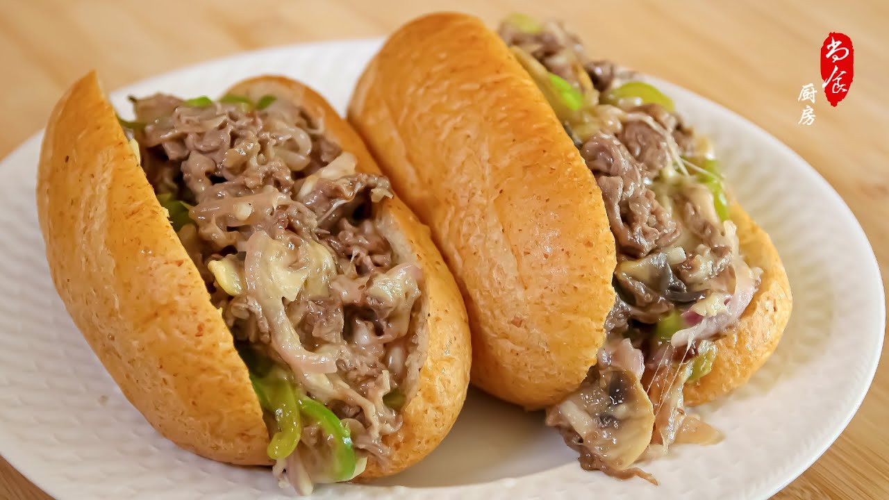 开店级美味的牛肉三明治，只需20分钟❗️拿去野餐、带便当、犒劳家人朋友都妥妥的！This Juicy Beef Sandwich (Cheesesteak) Will Blow Your Mind