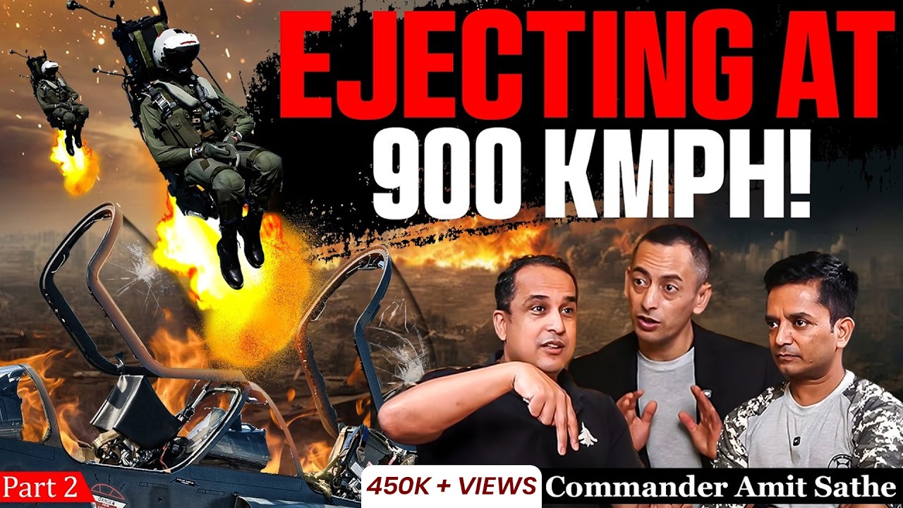 Episode 2: Life of an Indian Fighter Pilot, 900 km/hr Dogfights, Bombs & Bravery | Wg Cdr Amit Sathe