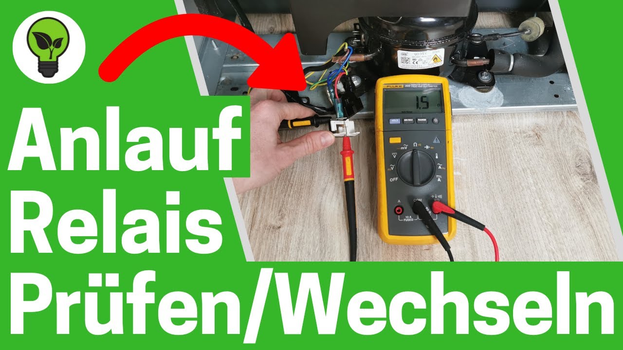 K&uuml;hlschrank Anlaufrelais Pr&uuml;fen & Wechseln ✅ GENIALE ANLEITUNG: Kompressor & Motor l&auml;uft nicht an???