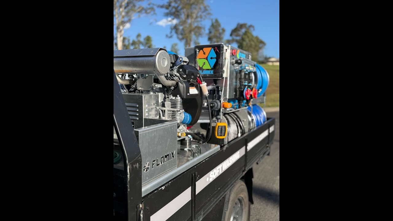 pressure and soft washing setup flomix