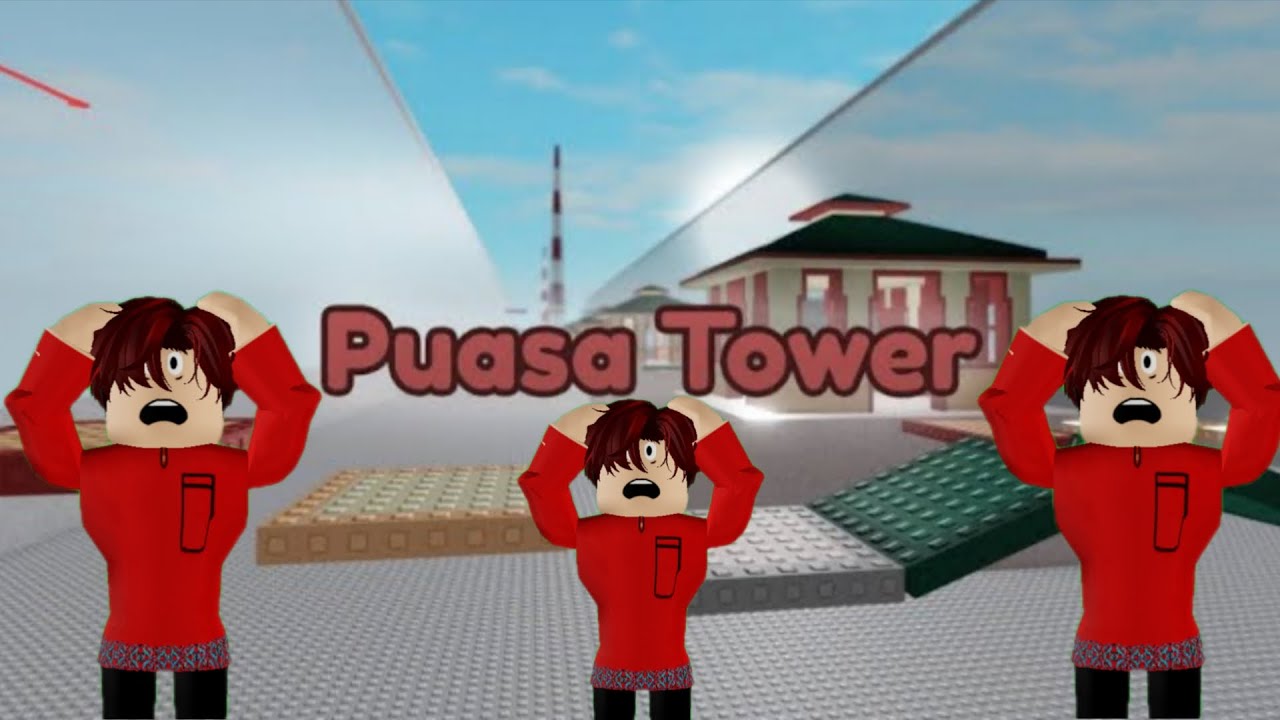 Nak marah aku main game ni!!! [Puasa tower] #roblox #malaysia 