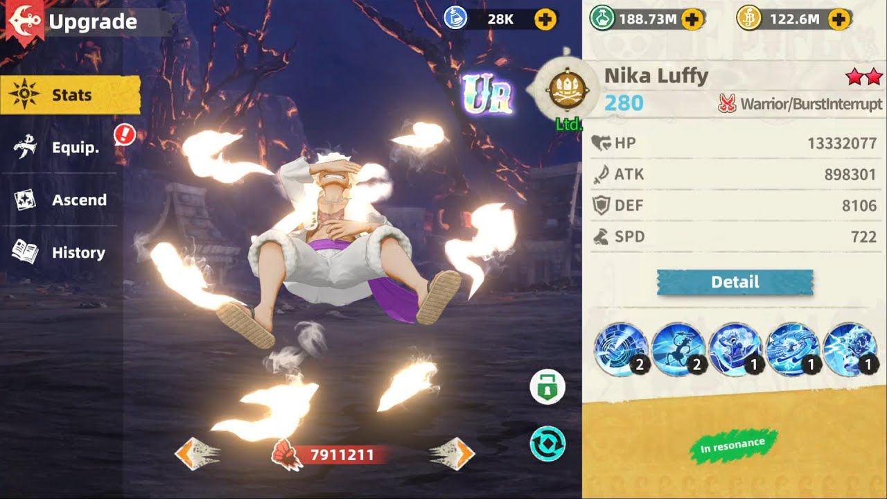 7 Star Nika Luffy showcase     One Piece Sailing Kingdom