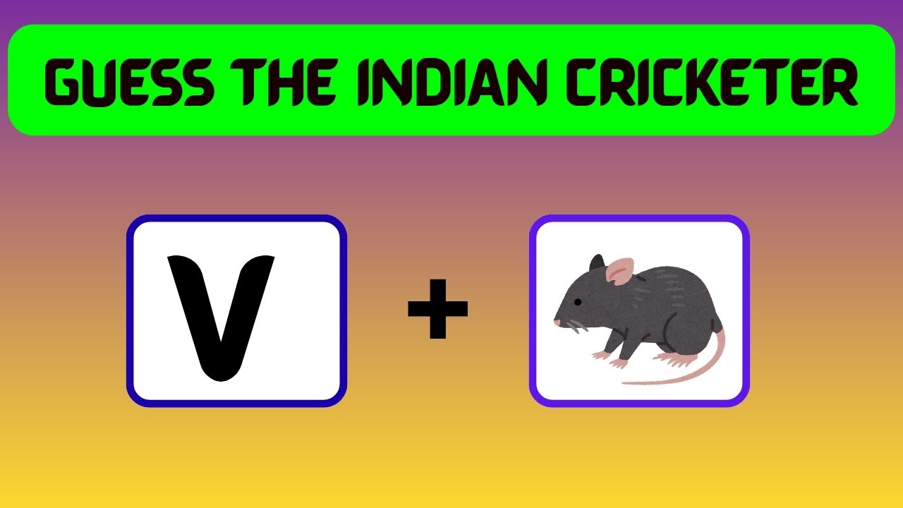 Guess the indian cricketer by emoji |Rohit Sharma |Cricket Quiz| Cricket Video 