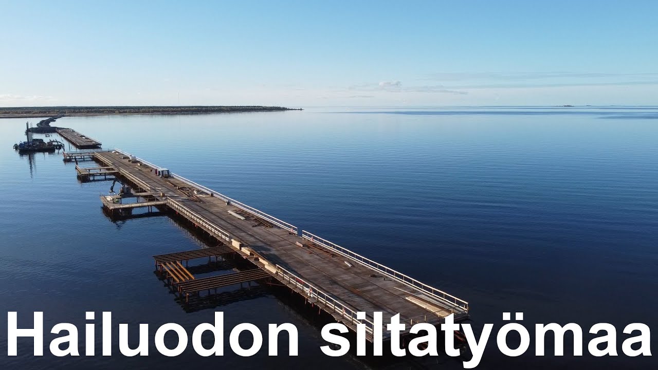 Hailuodon siltatyömaa 2.10.2024