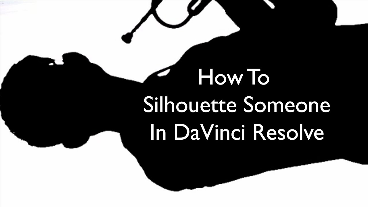 How to silhouette someone in DaVinci Resolve