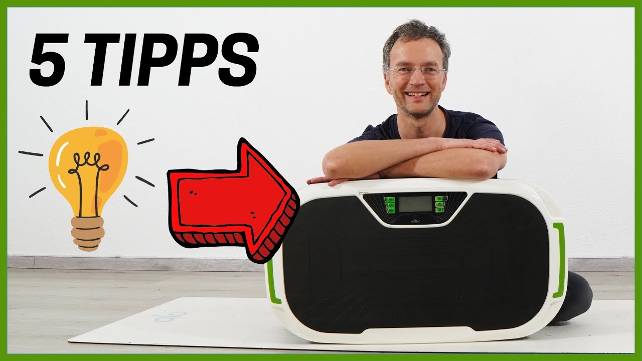 VIBRATIONSPLATTE Erfahrungen - 5 Tipps zum Starten (Vibrationsplatte Donnerberg)