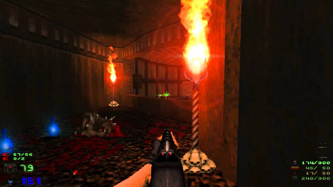 Brutal Doom e4m9 max (Black Metal difficulty)