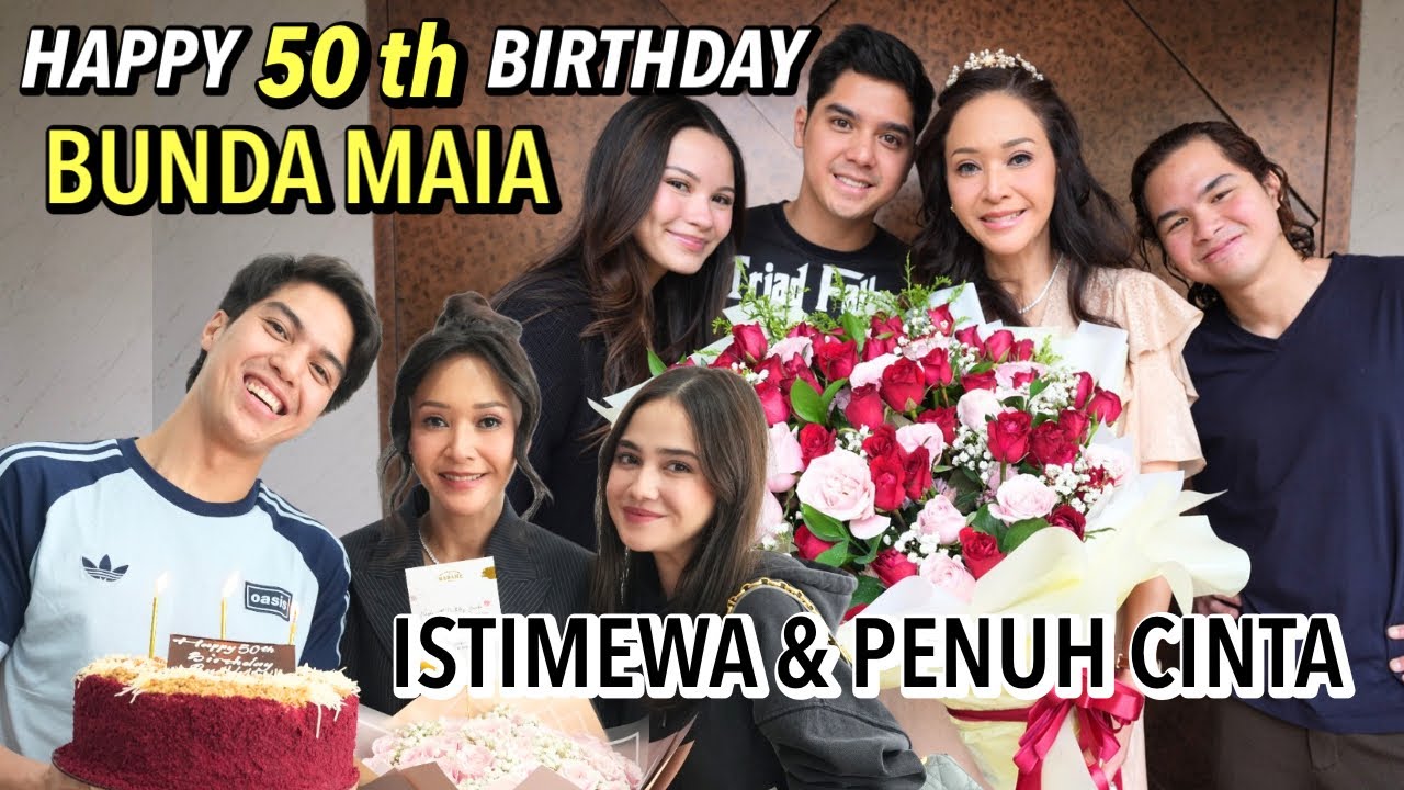 ULTAH 50 TH MAIA ESTIANTY PENUH CINTA !! SURPRISE AL ALYSSA DAGUISE, EL SYIFA HADJU, DUL TISSA BIANI