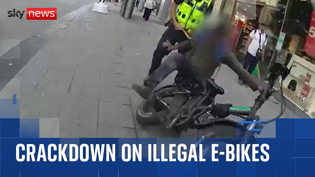 Fast food delivery firms focus of crackdown on illegally modified e-bikes
