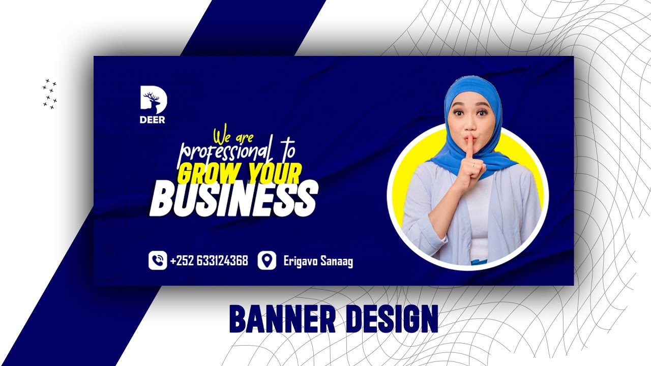 Banner Design | Facebook Page Cover | Deer Graphics