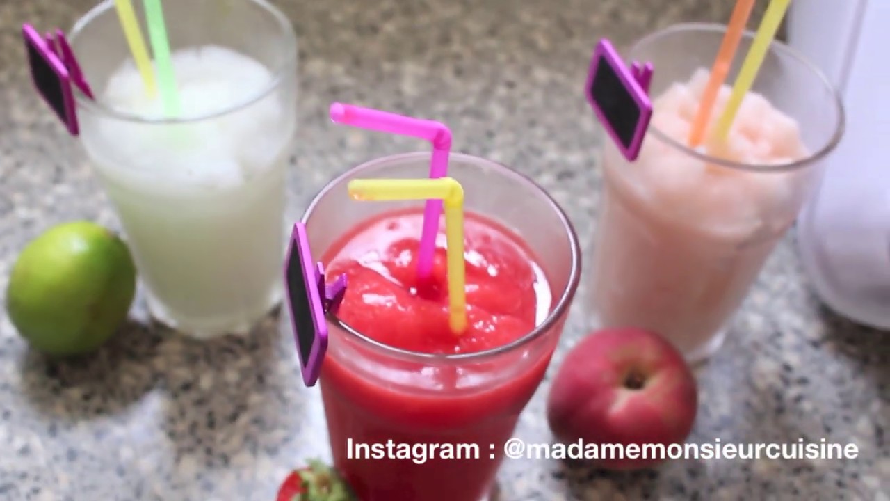 Recette Granita / Sorbet aux fruits - Monsieur Cuisine/Thermomix Glace sans sorbetière