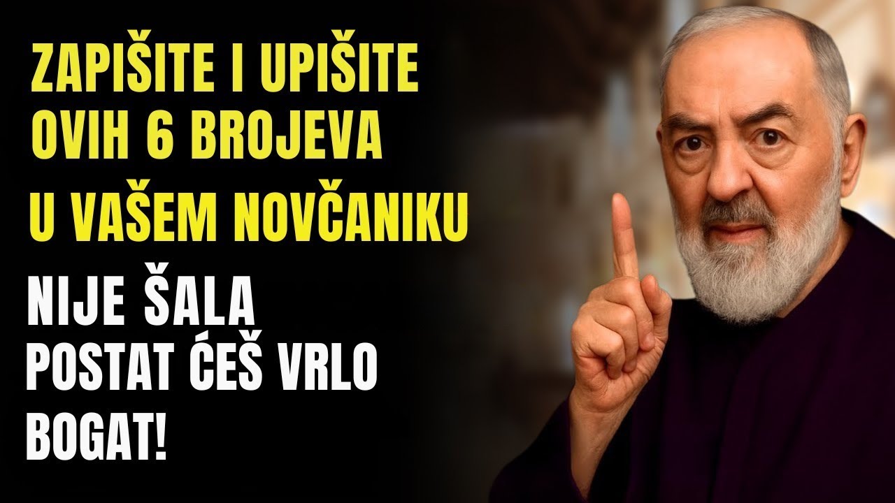 Padre Pio: Stavite ovih 6 svetih BROJEVA u svoj NOVČANIK kako biste privukli TRENUTNO BOGATSTVO