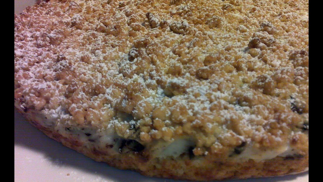 Torta Sbrisolona (ricotta e cioccolato)