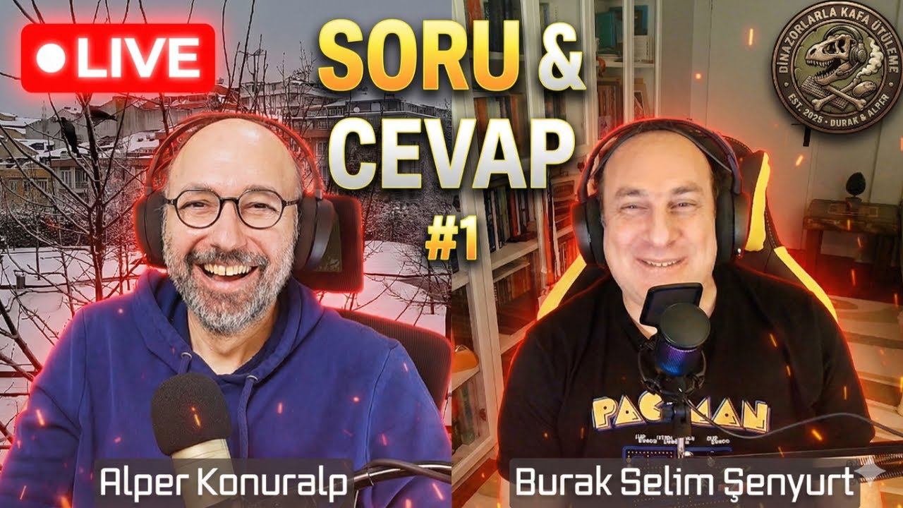 🔴 CANLI | Dinozorlarla Kafa Ütüleme Live #1 - Sorularınızı Yanıtlıyoruz! via @burakselimsenyurt