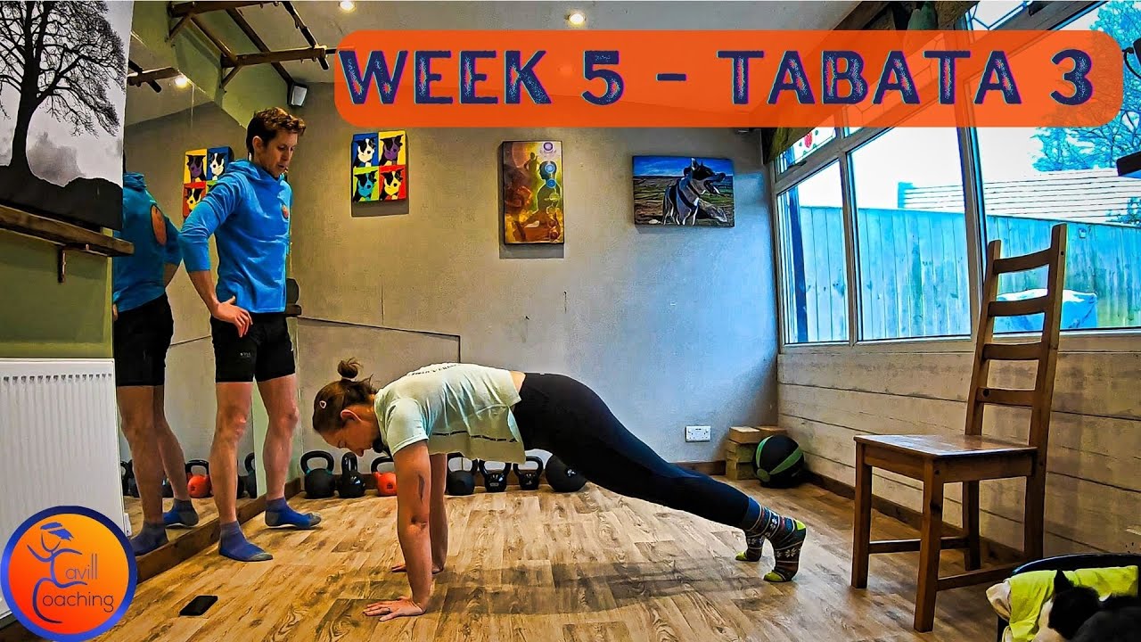 Body weight workouts. Week 5 of 8 - 20 min TABATA 3